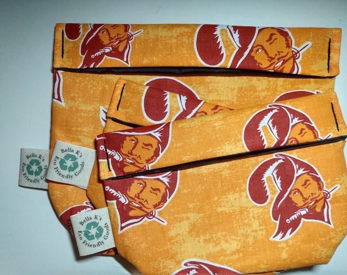 Reusable Bags~ Sandwich Snack Size~ Zero Waste~ Eco Friendly~ Reusable Goods~ Washable~ Adult and Kid Prints