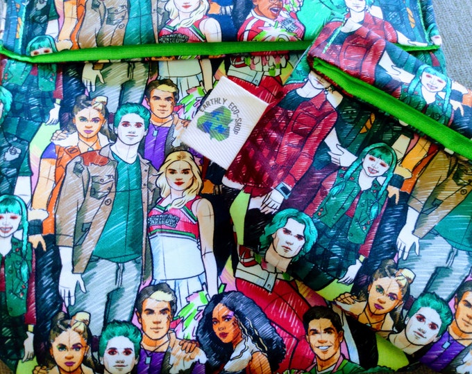 Reusable Bags~ Sandwich Snack Size~ Zero Waste~ Eco Friendly~ Reusable Goods~ Washable~ Adult and Kid Prints
