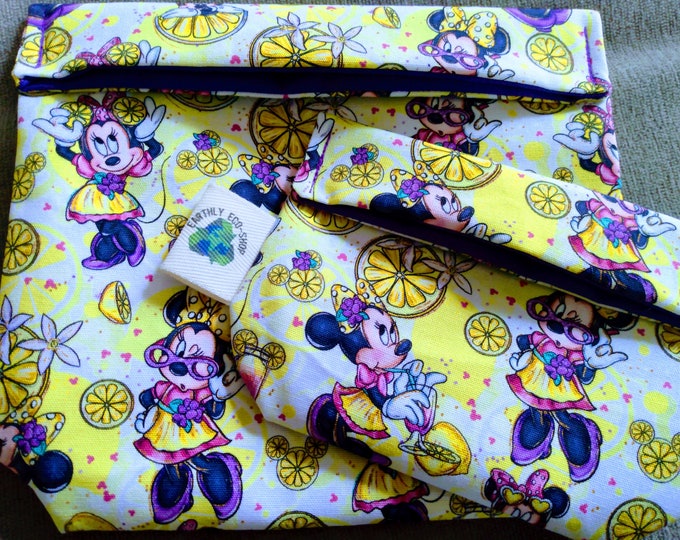 Reusable Bags~ Sandwich Snack Size~ Zero Waste~ Eco Friendly~ Reusable Goods~ Washable~ Adult and Kid Prints