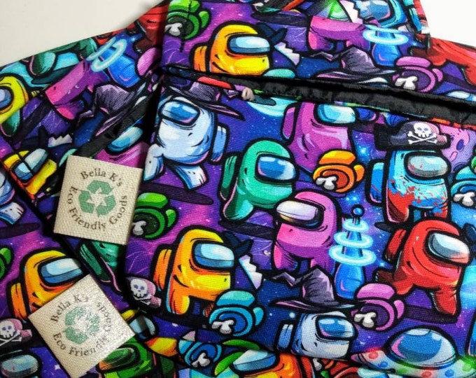 Reusable Bags~ Sandwich Snack Size~ Zero Waste~ Eco Friendly~ Reusable Goods~ Washable~ Adult and Kid Prints
