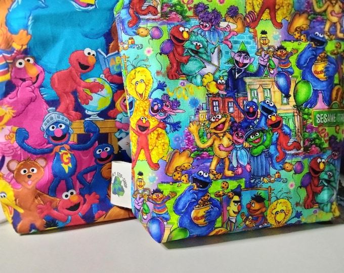 Reusable Bags~ Sandwich Snack Size~ Zero Waste~ Eco Friendly~ Reusable Goods~ Washable~ Adult and Kid Prints