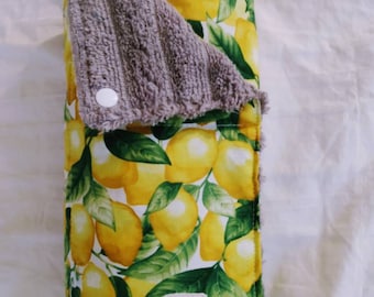 paperless towels, lemons, paperless, cloth towels, kid friendly, eco friendly, dish towels, kitchen towels, eco cloth