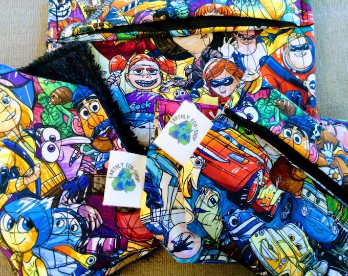 Reusable Bags~ Sandwich Snack Size~ Zero Waste~ Eco Friendly~ Reusable Goods~ Washable~ Adult and Kid Prints