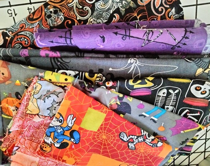 Halloween cotton woven scrap bundle