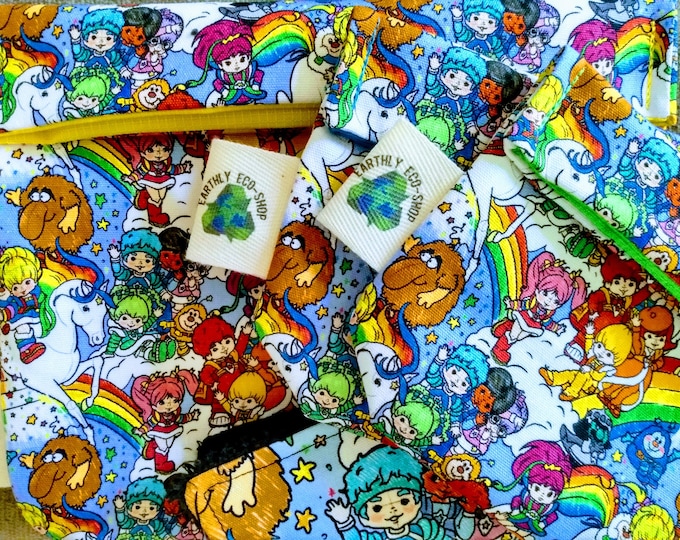 Reusable Bags~ Sandwich Snack Size~ Zero Waste~ Eco Friendly~ Reusable Goods~ Washable~ Adult and Kid Prints