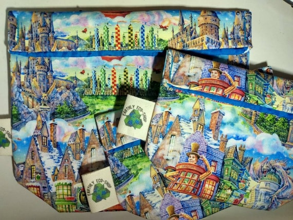 Reusable Sandwich or Snack Bag - Choose Your Print | Zero Waste | Eco Friendly | Sustainable | Lunch Bag