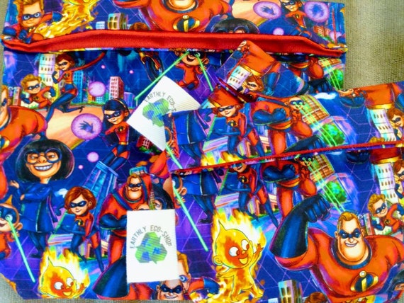 Reusable Sandwich or Snack Bag - Choose Your Print | Zero Waste | Eco Friendly | Sustainable | Lunch Bag