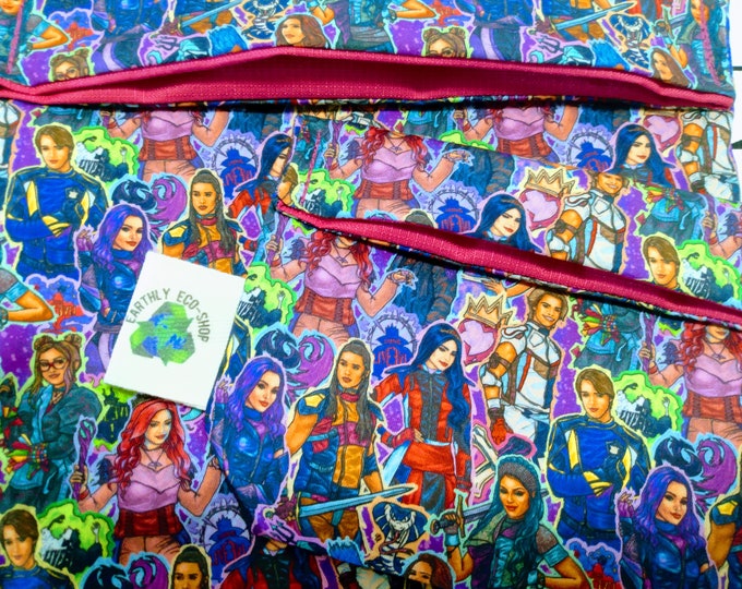Reusable Bags~ Sandwich Snack Size~ Zero Waste~ Eco Friendly~ Reusable Goods~ Washable~ Adult and Kid Prints