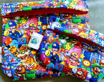 Reusable Bags~ Sandwich Snack Size~ Zero Waste~ Eco Friendly~ Reusable Goods~ Washable~ Adult and Kid Prints~low stock