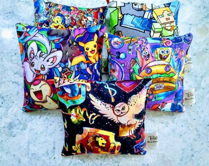 Boo boo bags, flax seed, reusable hot and cold packs
