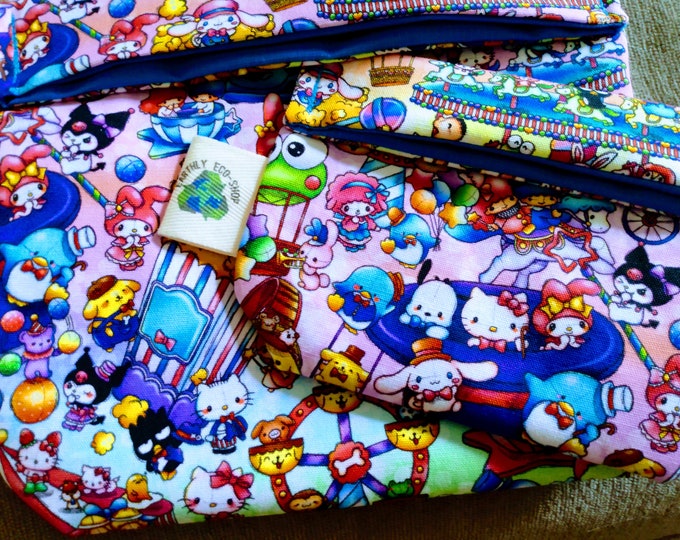 Reusable Bags~ Sandwich Snack Size~ Zero Waste~ Eco Friendly~ Reusable Goods~ Washable~ Adult and Kid Prints