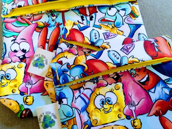 Reusable Sandwich or Snack Bag - Choose Your Print | Zero Waste | Eco Friendly | Sustainable | Lunch Bag