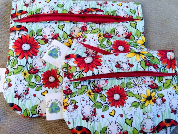 Reusable Sandwich or Snack Bag - Choose Your Print | Zero Waste | Eco Friendly | Sustainable | Lunch Bag