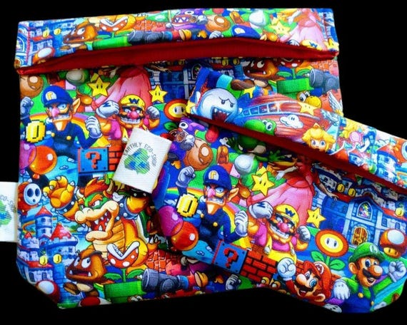 Reusable Sandwich or Snack Bag - Choose Your Print | Zero Waste | Eco Friendly | Sustainable | Lunch Bag