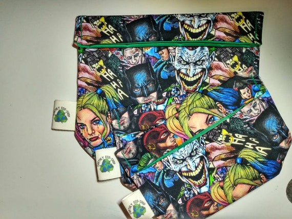 Reusable Sandwich or Snack Bag - Choose Your Print | Zero Waste | Eco Friendly | Sustainable | Lunch Bag