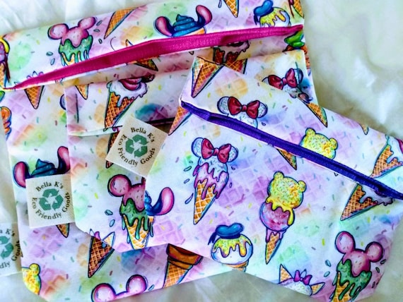 Reusable Sandwich or Snack Bag - Choose Your Print | Zero Waste | Eco Friendly | Sustainable | Lunch Bag