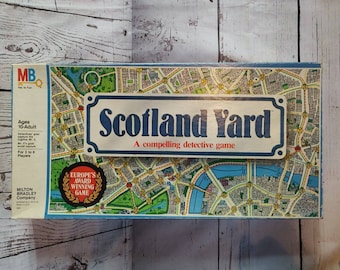 Scotland Yard Board Game 1985 Edition