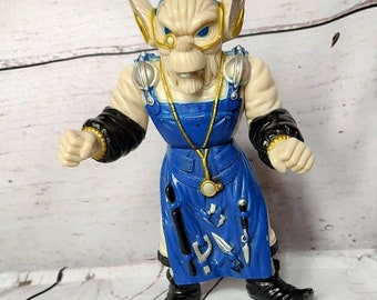 Figura vintage de Finster, villano de Power Rangers, de 8 pulgadas, año 1993.