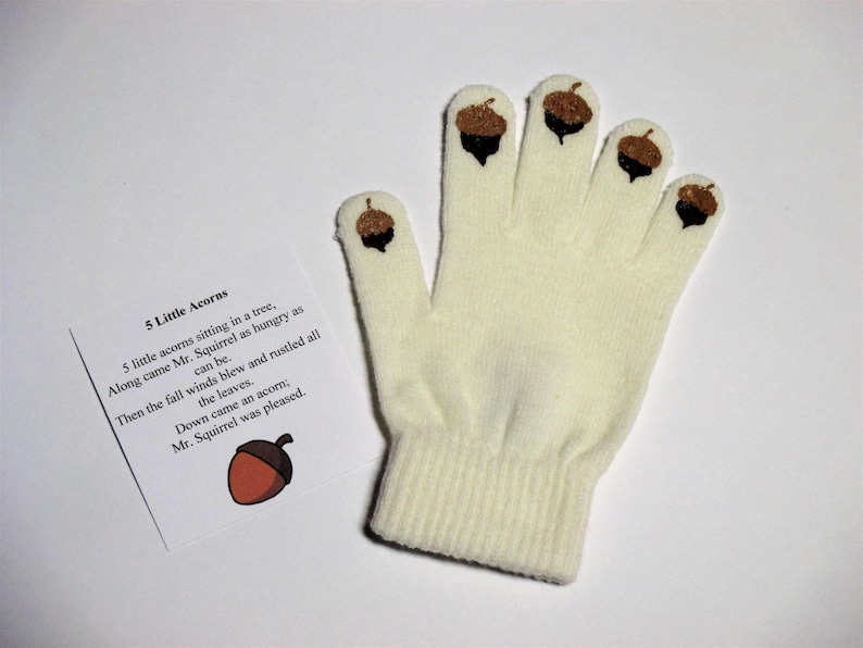 Acorn hand puppet stoy telling puppet education puppet nursery rhyme puppet