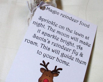 Magic reindeer food, Christmas eve box filler, party favors