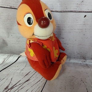 Vintage Disney Chip N Dale Rescue Rangers Playskool Dale Plush Doll Toy 80s