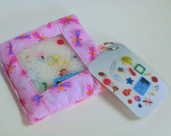 pink dragon fly I spy bag - busy bag