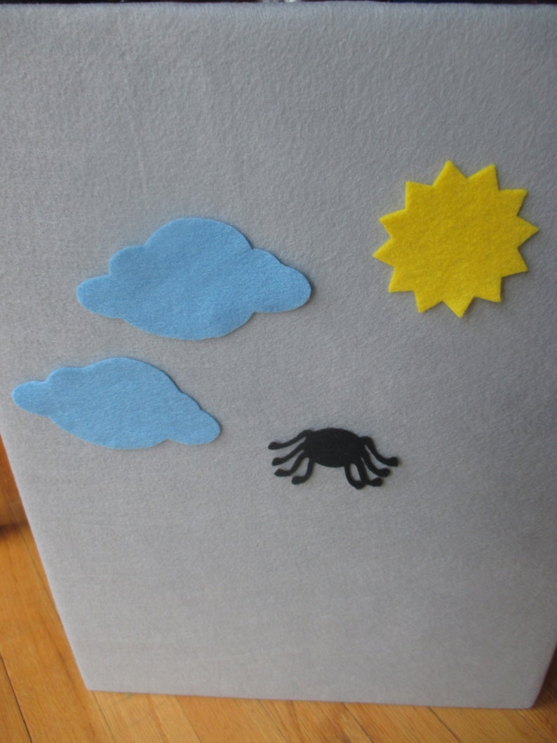 Itsy Bitsy Spider Felt Board Story Telling Literacy Activity - Etsy
