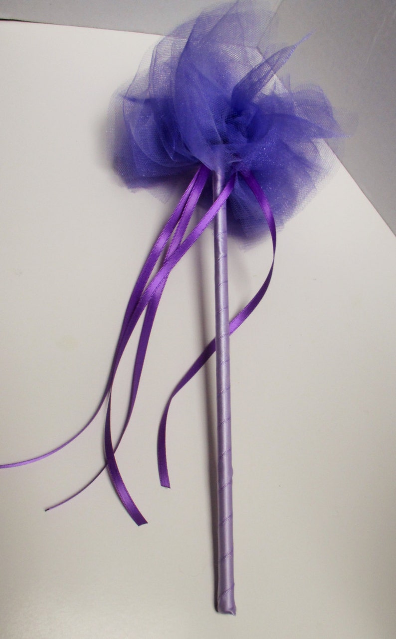 purple princess wand party favor fairy wand