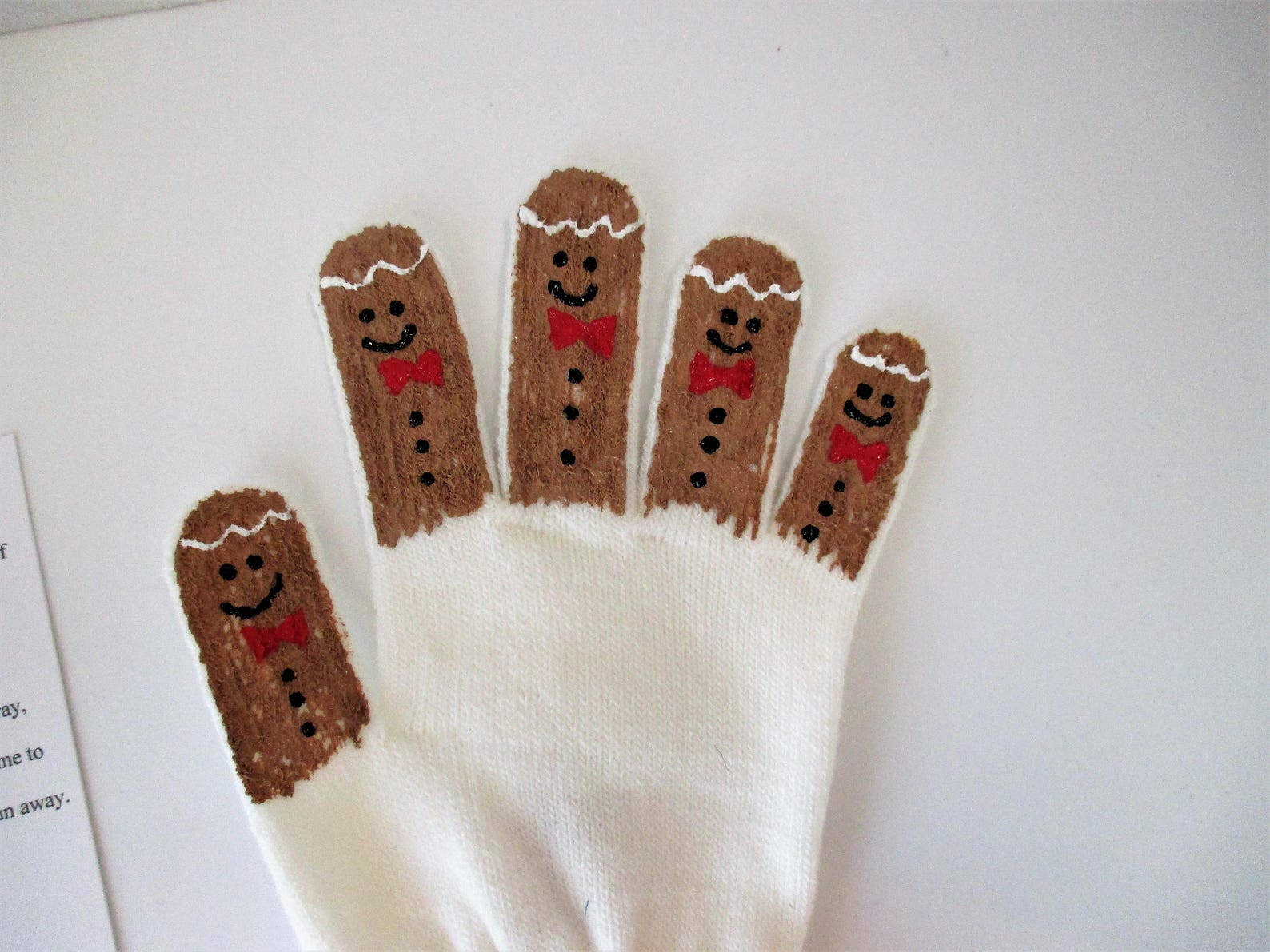 Gingerbread Man Hand Puppet Counting Activity Dramatic Play Etsy