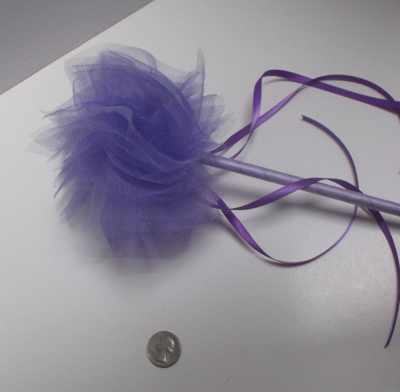 purple princess wand party favor fairy wand
