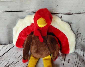 14 inch Ty Beanie Buddy Gobbles the Turkey