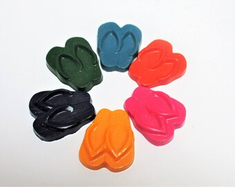 Flip flop crayons party favor, summer party favors, swimming party favors, goody bags