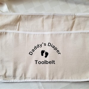 Daddy diaper tool belt, first time dad gift, gag gift, dad to be image 2