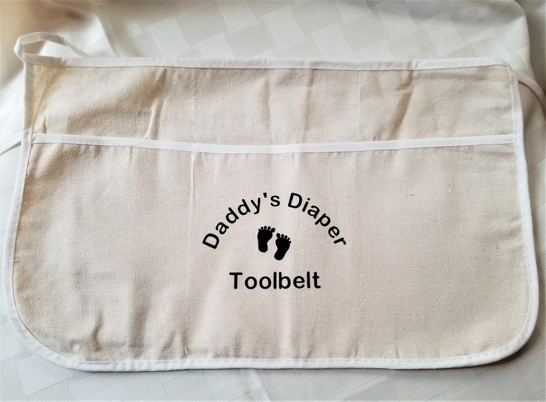 Daddy diaper tool belt, first time dad gift, gag gift, dad to be image 2