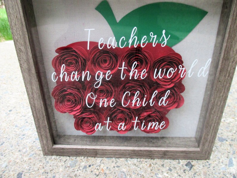 Teacher Gift, End of the Year, Teacher Appreciation, Apple Wall Hanging ...