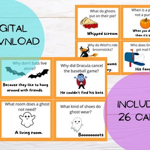 Halloween lunch box jokes, Printable lunch box notes