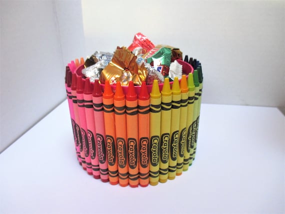 Crayon Candy Dish, Pencil Holder, Teacher Gift, Teacher Appriciation 