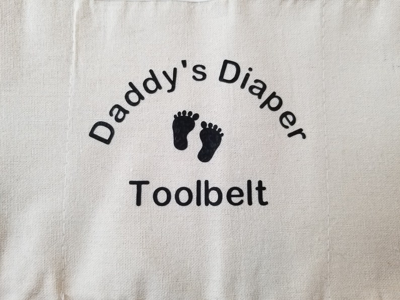 Daddy diaper tool belt, first time dad gift, gag gift, dad to be image 3