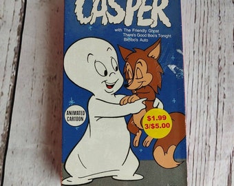 Casper Friendly Ghost VHS Tape Cartoon Favorites - There's Good Boos - NOWE, zapieczętowane