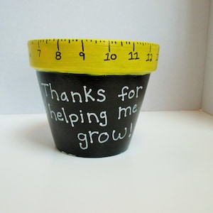 End of the year teacher gift flower pot teacher appreciation teacher gift