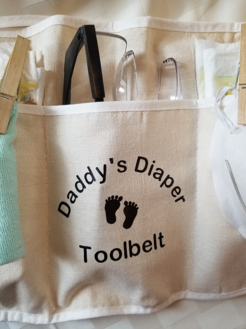 Daddy diaper tool belt, first time dad gift, gag gift, dad to be image 5