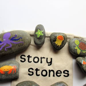 Ocean Adventure Story Stones, Imagination Builder, Teacher Gift, Story ...