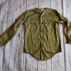 1978 BSA Jersey Boy Scouts Long Sleeve Shirt 70s Vtg Camp 11