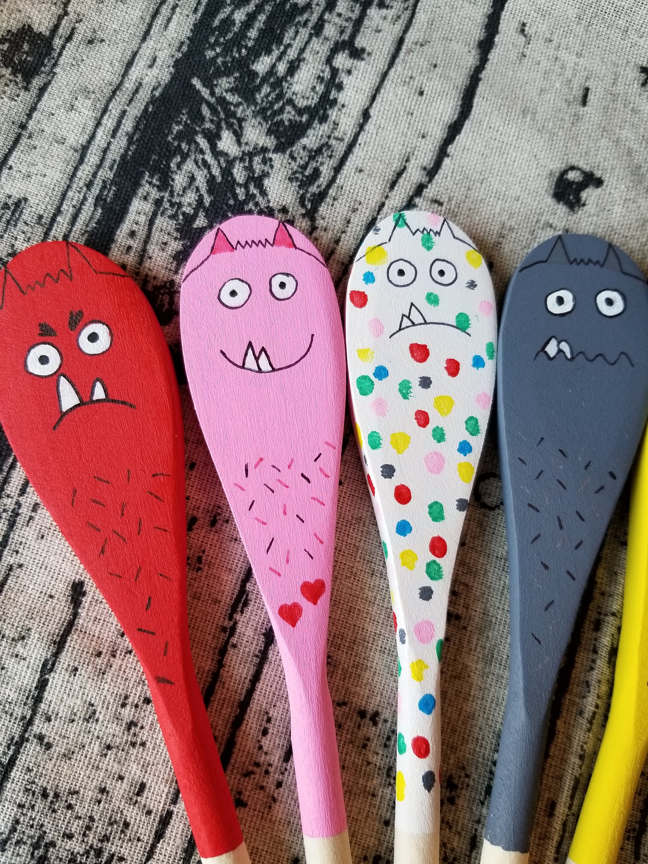 Color Emotional Monster Puppets, Feeling Puppets, Eduactional Puppets ...