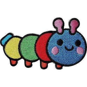 Caterpillar Embroidered Iron On Patch Sew On Patch Bag Jacket T Shirt Badge Transfer
