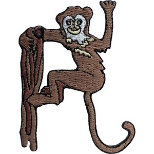 Apa Broderad Stryk-på-lapp Jacka T-shirt Klädväska Broderi Badge