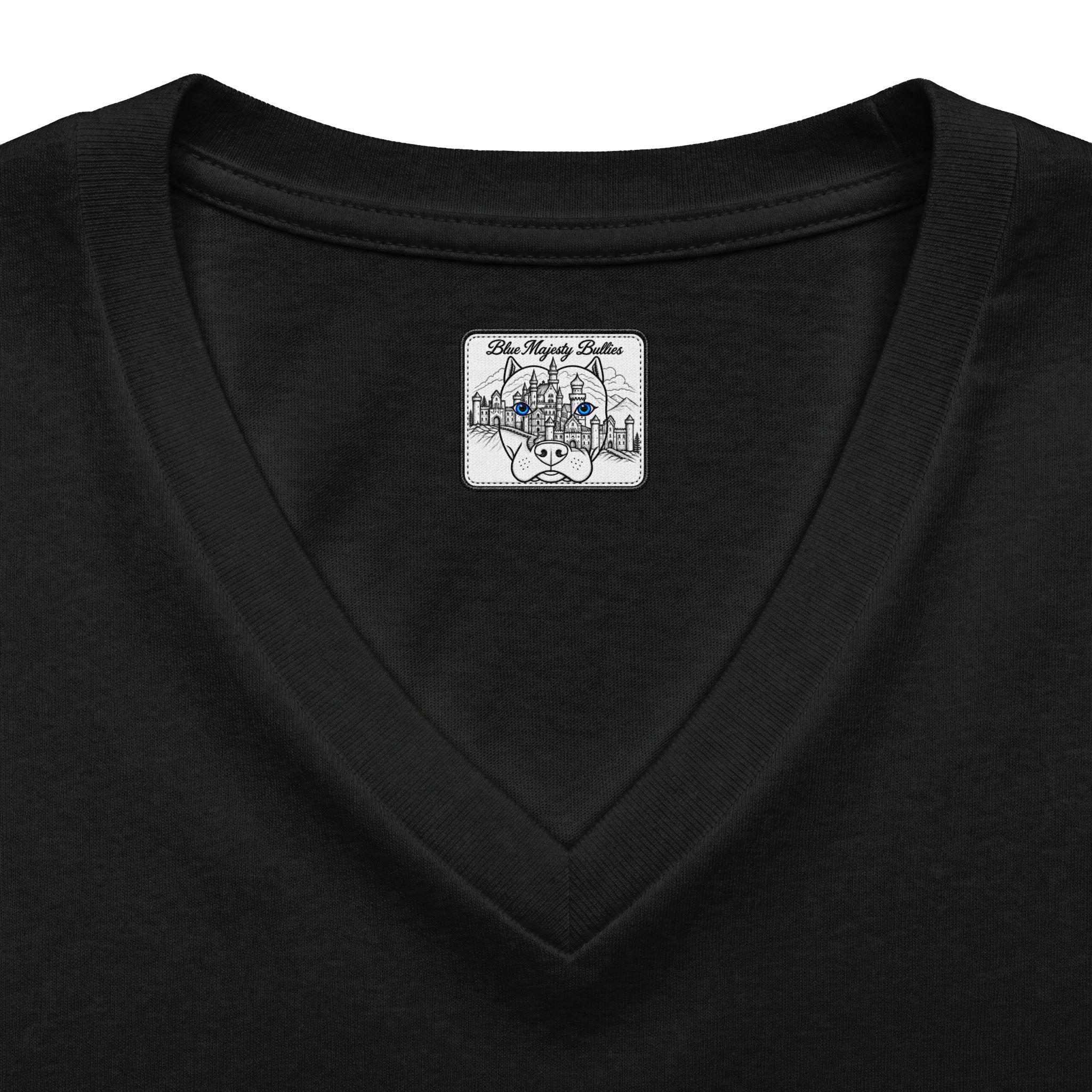 Silent Wings Owl Illustration V-neck Tee | Night Bird Graphic