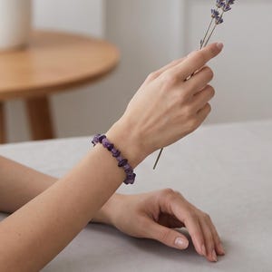 Amethyst bracelet