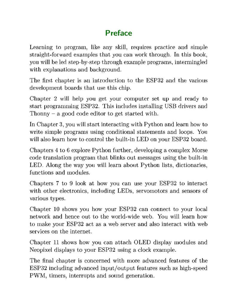 Programming ESP32: Learn MicroPython Coding and Electronics (2024) image 2