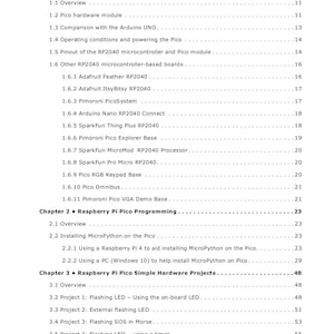 Raspberry Pi Pico Essentials: Program, Build, And Master Over 50 Projects With Micropython (2022) image 2